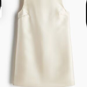 Cream Halter Sheath Mini Dress for Wedding Guest (NEVER WORN W/ TAG)